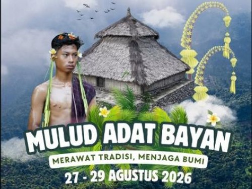 Poster Mulud Adat Bayan, Lombok Utara, NTB (Dok. IG_Bayan In Harmony)