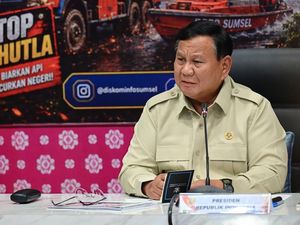 Prabowo Atensi Karhutla Jambi dan Lampung, Apresiasi Kerja Petugas Lapangan