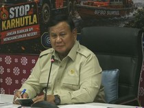 Prabowo Tegaskan Akan Cabut Izin Korporasi yang Bakar Hutan