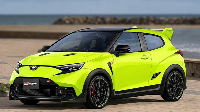 Rendering Toyota Yaris terbaru