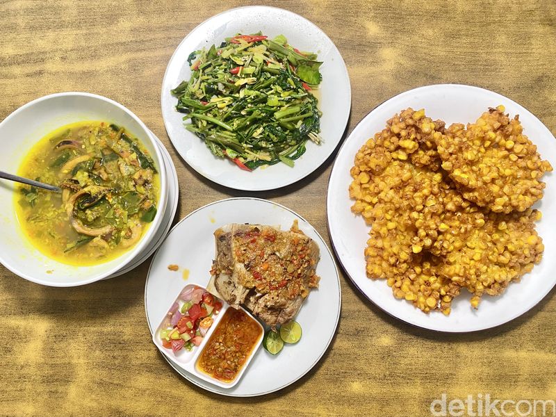 Sadaap Max: menu kangkung bunga pepaya