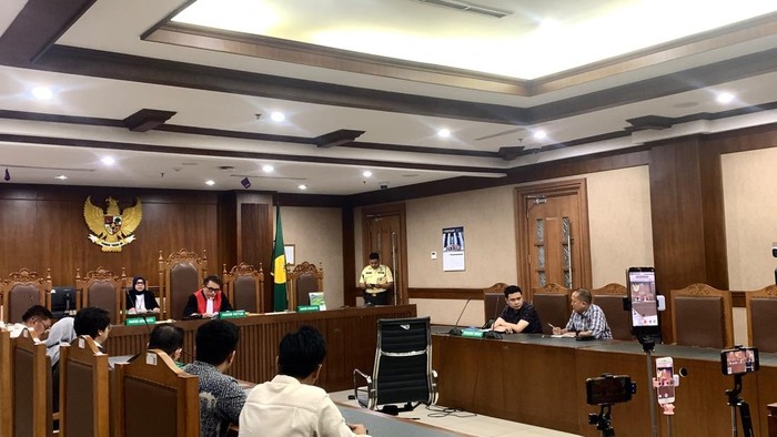 Sidang praperadilan Lodewyk Pusung (Mulia/detikcom)