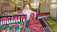 Jawaban Tasyi Athasyia Modal Bikin Kue Terbesar di Dunia Motif Batik
