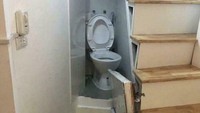Kalau ini... cara ke klosetnya gimana ya? Foto: via Bored Panda