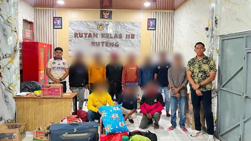 Warga binaan Rutan Ruteng akan dipindahkan ke Rutan Bajawa akibat gempa, 23 Austus 2026. Foto: Dok. Humas Kanwil Ditjenpas NTT