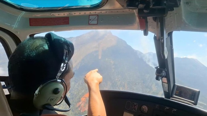 BPBD Jatim saat Penanganan Karhutla Gunung Arjuna