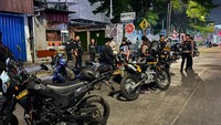 Brimob Polda Patroli di Jaktim, Amankan 2 Motor Pemuda Tak Bersurat Lengkap