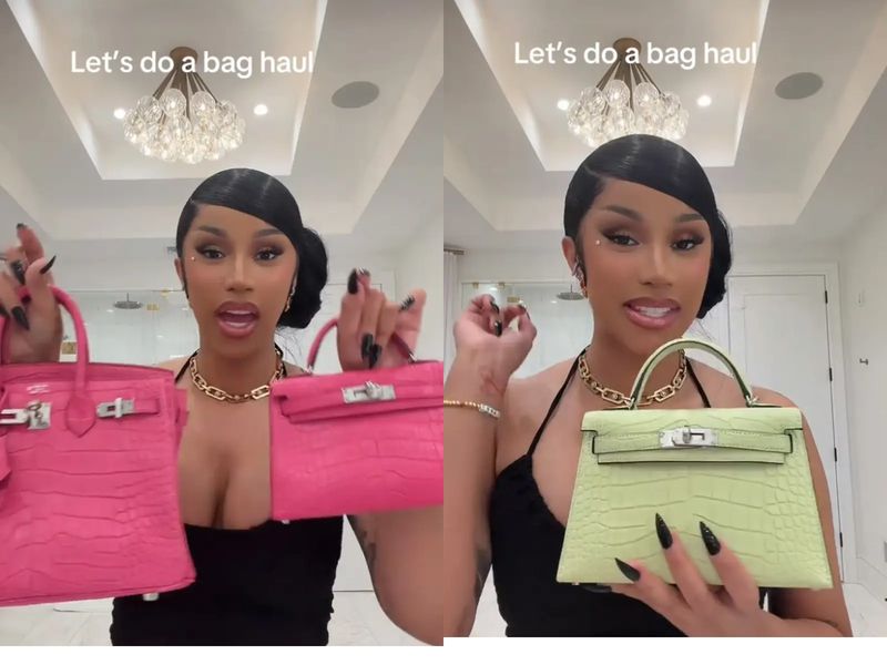 Cardi B Pamer Tas Mahal Cardi B Pamer Tas Mahal