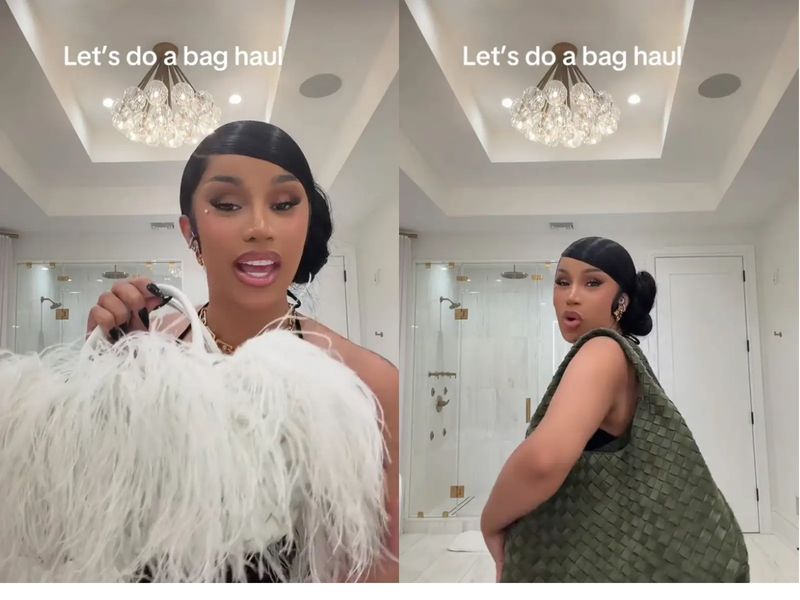 Cardi B Pamer Tas Mahal Cardi B Pamer Tas Mahal