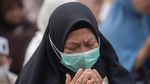 Di Tengah Kabut Asap, Umat Islam Palembang Gelar Salat Meminta Hujan