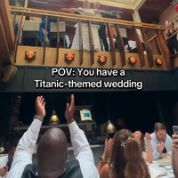 Viral Pasangan Gelar Pernikahan Tema Film Titanic, Hadirkan Sekoci Mini 3D