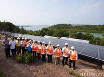 PLTS 1 MWp di Pulau Sembur Diresmikan, Warga Kini Bisa Nikmati Listrik 24 Jam