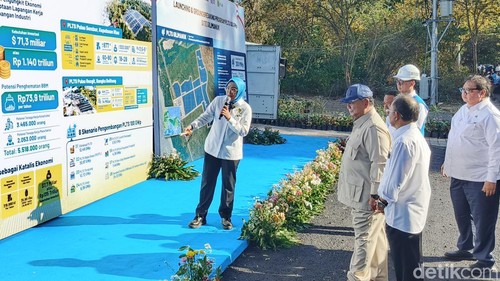 Presiden Prabowo Subianto menghadiri groundbreaking proyek PLTSdi Gilimanuk, Kabupaten Jembrana, Bali, Selasa (25/8/2026). (Foto: Putu Adi Budiastrawan/detikBali)