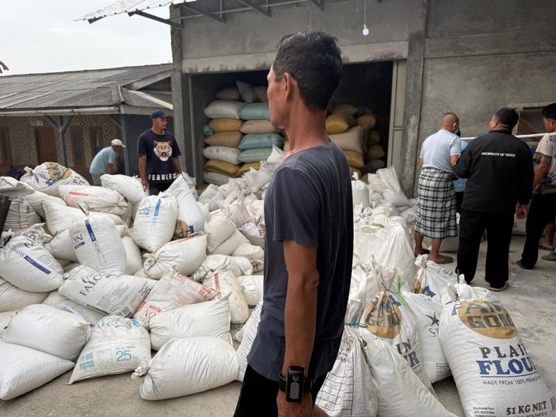 Usaha pakan ternak yang dijalankan Jajang, mantan napi di Lapas Kelas IIA Garut (Audrey/detikcom)
