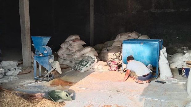Usaha pakan ternak yang dijalankan Jajang, mantan napi di Lapas Kelas IIA Garut (Audrey/detikcom)