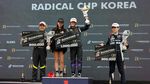 Top! Amara Angelica Juara 1 Balapan Mobil di Korea