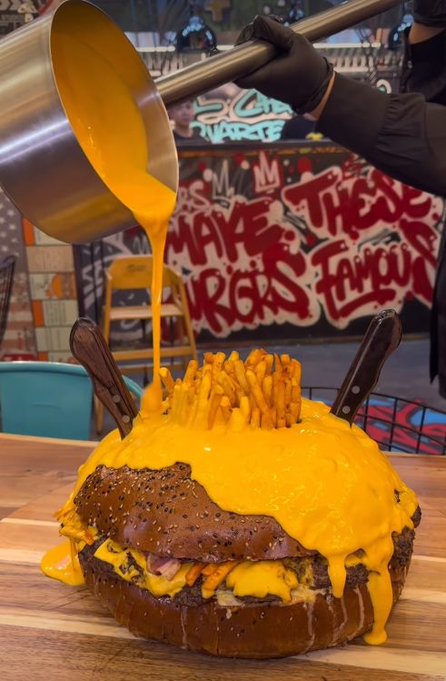 Burger 5 kilogram di Dubai Burger 5 kilogram di Dubai