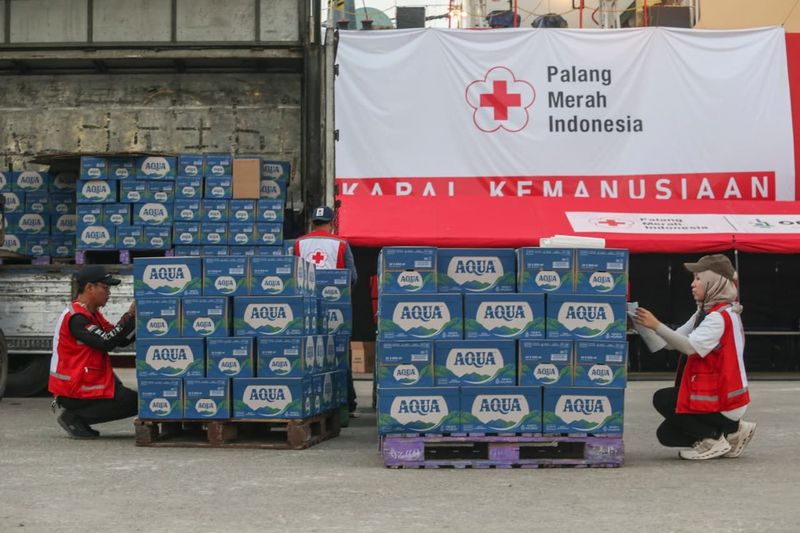 Danone Gandeng PMI Salurkan Bantuan Rp 1 M untuk Korban Gempa NTT