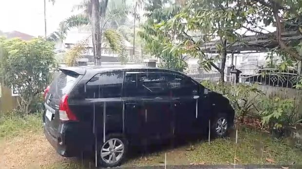 Hujan turun di Kota Pekanbaru, Riau