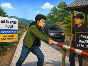 4 Pelaku Pungli Jalan Cor di Cianjur Ditangkap