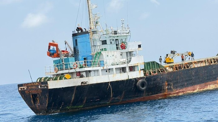 Penampakan kapal MV Fuchangxing 1.