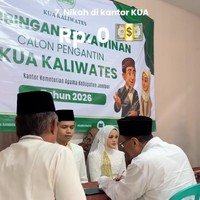 Viral Pasangan Gen Z Nikah di KUA Biaya Rp 0, Utamakan Hidup Setelah Menikah