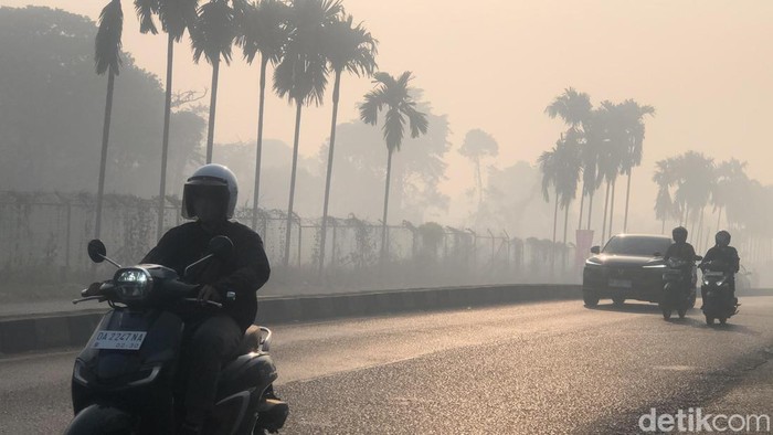 Kualitas udara di Banjarbaru masuk kategori berbahaya saat pagi