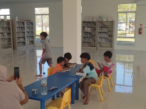 Perpustakaan Daerah (Perpusda) Lombok Barat. (Instagram @disarpuslobar)