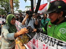 Persiapan Massa AMPB Jelang Aksi Damai di Depan Gedung DPR