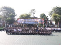 Polres Malang Gelar Apel Kamtibmas, Perkuat Pengamanan Wilayah