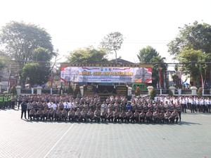 Polres Malang Gelar Apel Kamtibmas, Perkuat Pengamanan Wilayah