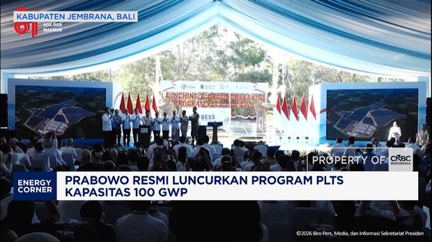Prabowo Resmi Luncurkan Program PLTS Kapasitas 100 GWP