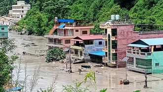 Runtuhnya Gletser Pemicu Banjir Bandang Nepal Tercatat Setara Gempa M 5,2