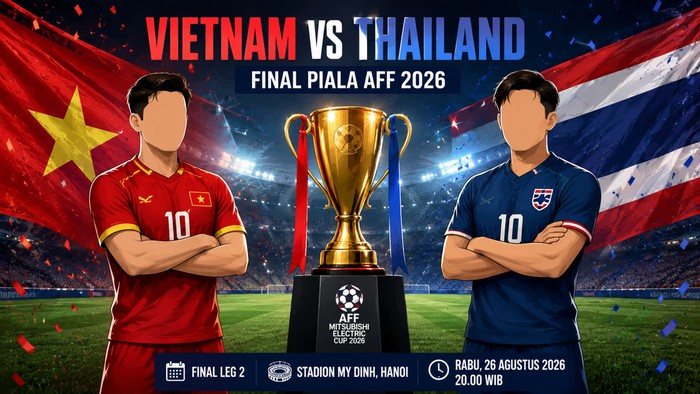 Vietnam vs Thailand di final Piala AFF 2026