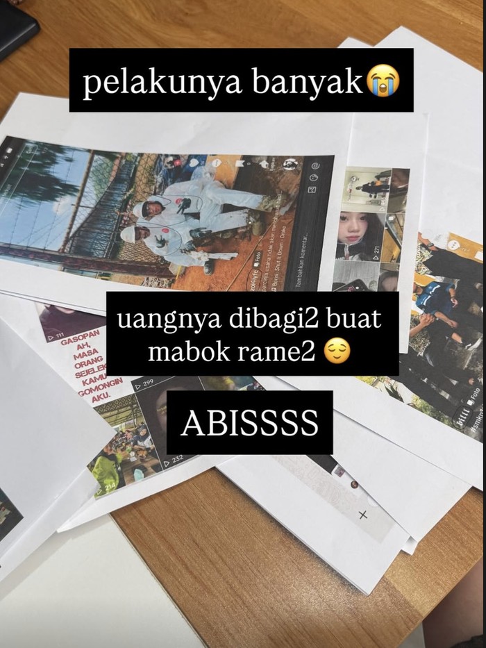 Ibunda meradang uang Vilmei diduga ditilap karyawan.