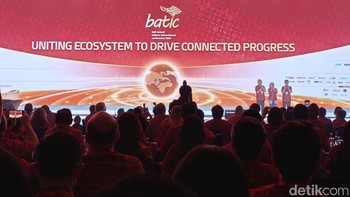 BATIC 2026 menjadi ajang kolaborasi global yang mempertemukan operator telekomunikasi, perusahaan teknologi, hyperscaler, hingga mitra industri. Foto: Adi FR/detikINET