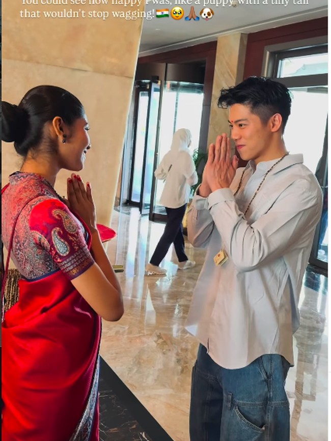 Potret Kemesraan Aktor Taiwan dan Wanita India yang Viral, Berawal dari Hotel