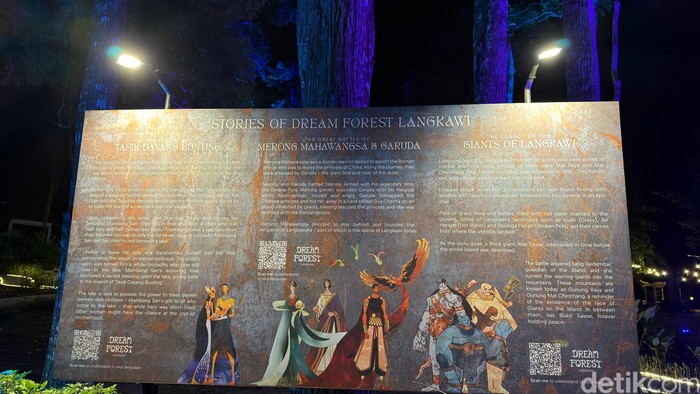 Foto-foto Estetik Wisata Malam di Hutan Langkawi