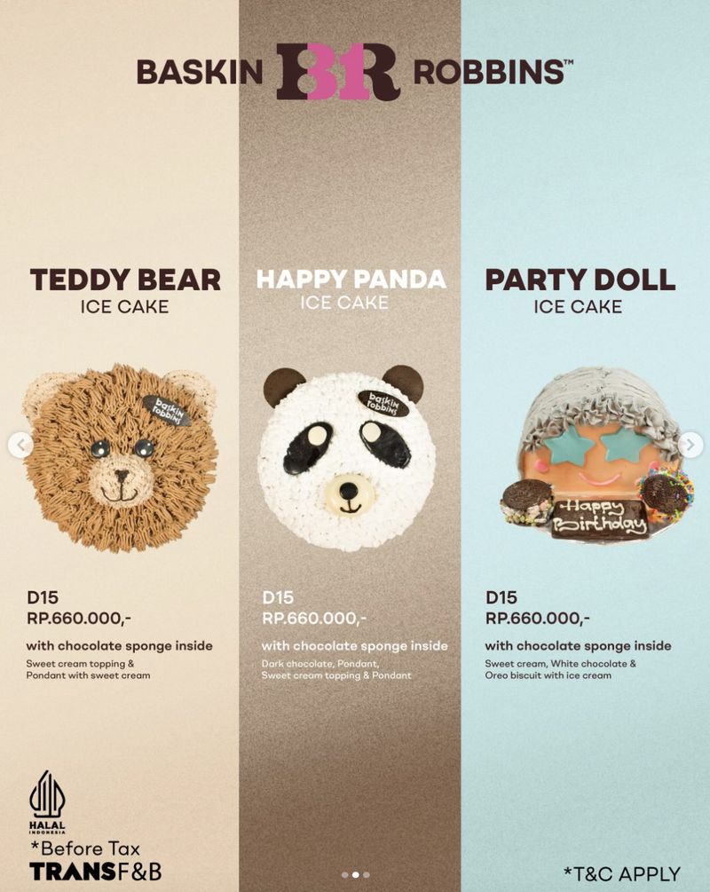 Ice cake Baskin Robbins