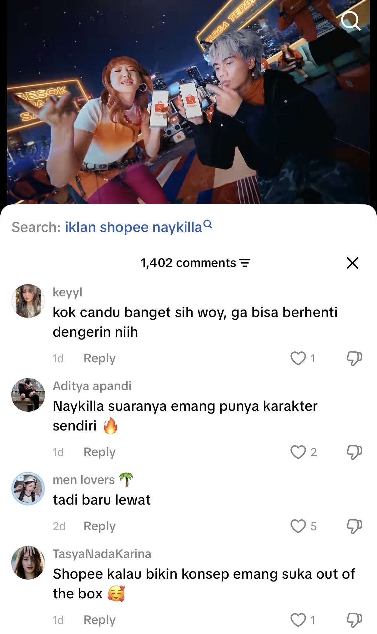 Kampanye 9.9 Super Shopping Day Naykilla dan Tenxi (Dok Istimewa)