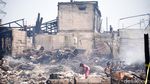 Kebakaran Hanguskan 60 Rumah di Muara Angke