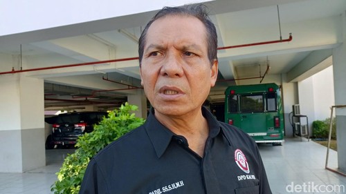 Kuasa hukum mantan Dirut Bank NTB Syariah Kukuh Rahardjo, Padil ditemui di Kejati NTB, Kamis (27/8/2026).
