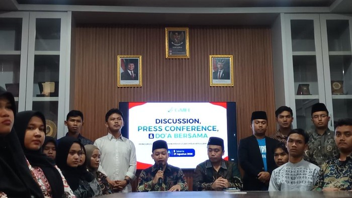 Pengurus Pusat Gerakan Mahasiswa Hidayatullah (Shonya/detikcom)
