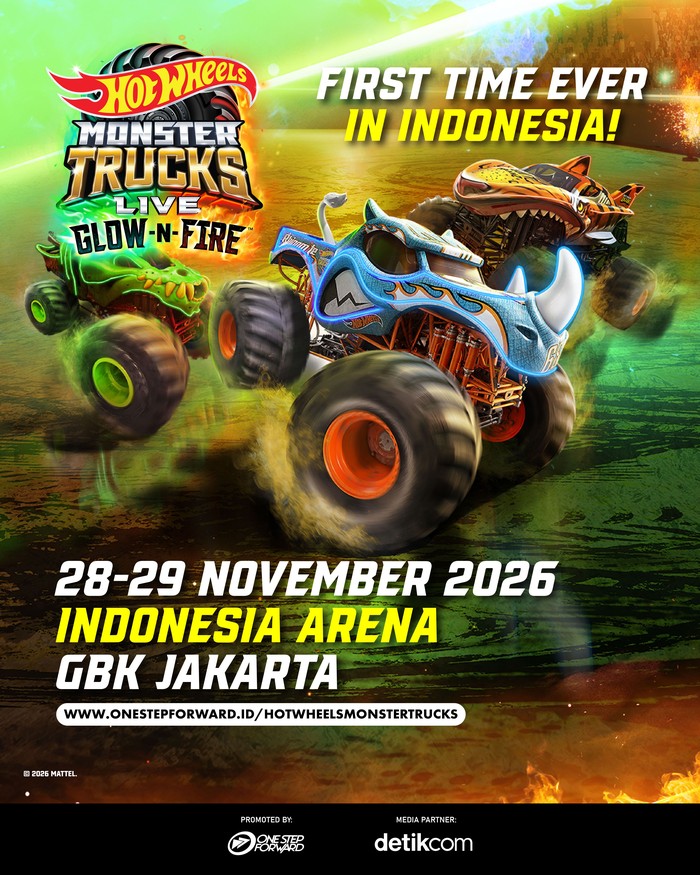 Perdana! Hot Wheels Monster Trucks Live Menyapa Indonesia 28-29 November