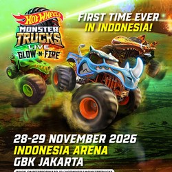 Perdana! Hot Wheels Monster Trucks Live Menyapa Indonesia 28-29 November