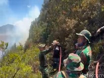 172 Pendaki Dievakuasi Imbas Jalur Pendakian Semeru Kebakaran
