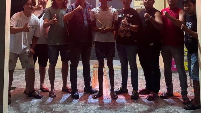 Polisi mengamankan pelaku penganiayaan.