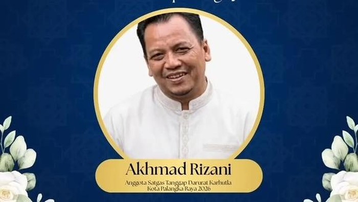 Relawan pemadam karhutla di Palangka Raya meninggal dunia.