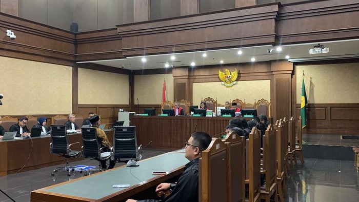 Sidang pembacaan amar putusan sela Yaqut di Pengadilan Tipikor Jakarta Pusat, Kamis (27/8/2026) (Mulia/detik)