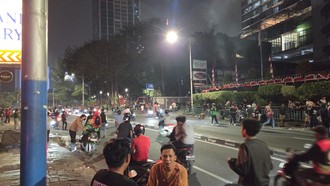 Situasi Kawasan KS Tubun Jakpus Malam Ini, Masih Ada Massa Berkumpul